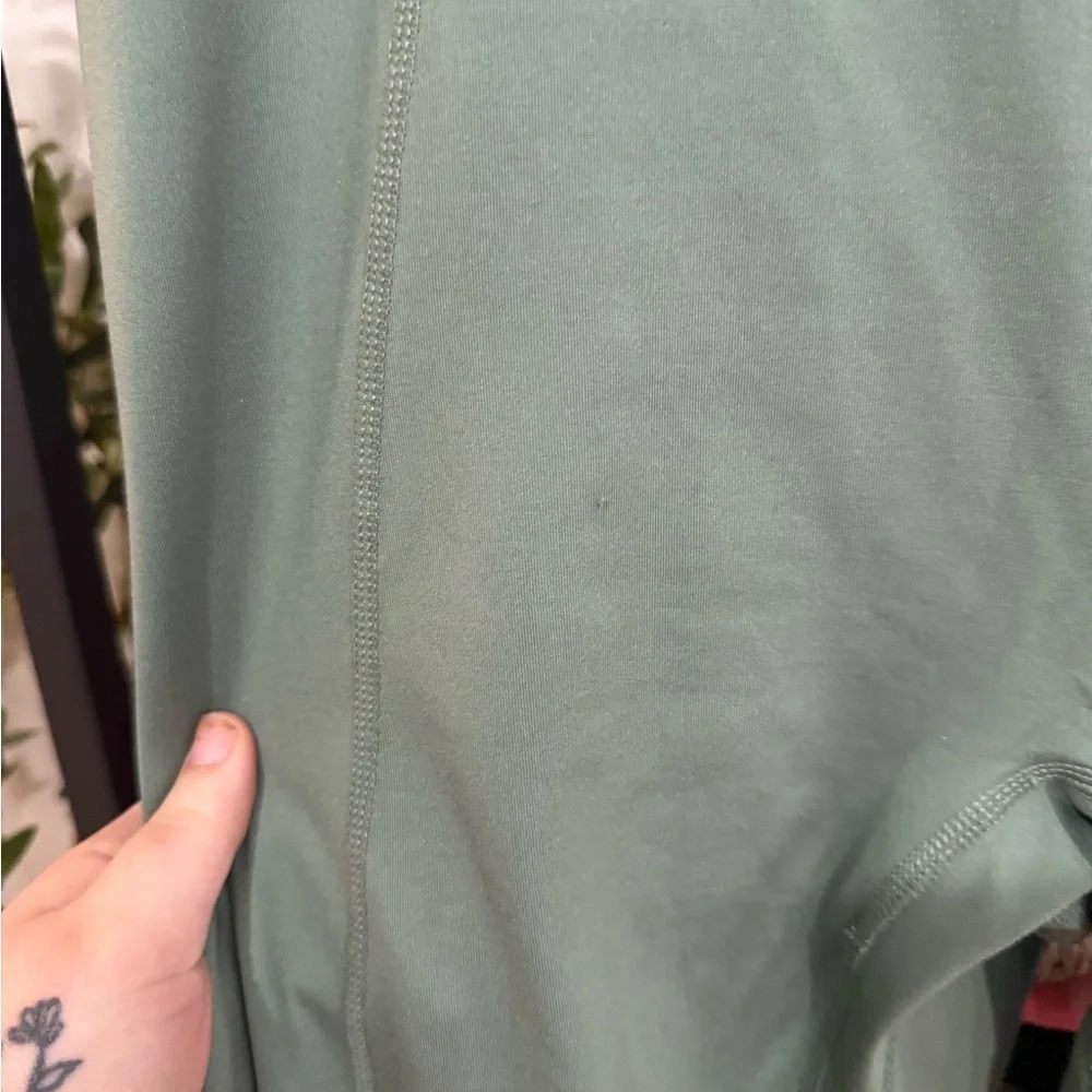 Free People Movement Sage Green Stretch Jumpsuit XL workout